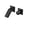 Matte Black, variant on Brass Embedded Bathroom Tap System Wall-Mounted Design LED Digital Display Hot/Cold Water Basin Faucet -Modern  Design