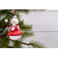 thumbnail image 2 of Elanze Designs - Princess Snowgirl White and Red 4 inch Resin Stone Christmas Figurine Ornament, 2 of 5