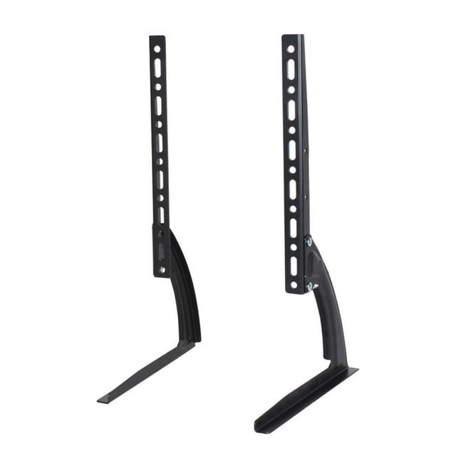 2 uds soporte de TV pies de TV altura ajustable Fácil instalación fuerte capacidad de carga soporte de TV Base de soporte de TV de mesa