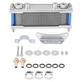thumbnail image 1 of Aluminum Universal Motorcycle Oil Cooler Radiator Upgrade Increase Power for Most Bikes Dirt Pit 50-200cc, 1 of 8