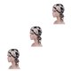thumbnail image 3 of Qarigey Accesorios para el cabello para mujer, pañuelo para la cabeza, sombrero de quimio, turbante elástico de alta para mujer, Type1 NO1, 3 of 6