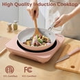 thumbnail image 3 of CIARRA CATIH1A-P Portable Induction Cooktop, Slim Single Electric Countertop Burner with Sensor Touch and Digital Time, Pink, 3 of 8