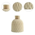 thumbnail image 6 of TISHITA Flower Vase Minimalist Desktop Ornament Gift Bud Vases for Wedding Home Desk Beige, 6 of 8