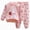 R599-Pink, variant on NOLDARES Toddler Baby Kid Girls Cute Outfits Clothing 2pcs Fall Set Long Sleeve Crewneck Tee and Pants Clothes(Purple,5-6 Y)