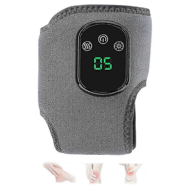Emsense Foot Massager Wireless Portable Triple Method 3 Vibration Mode Heated Ankle Wrap For Home Office Travel 1 Piece_c*