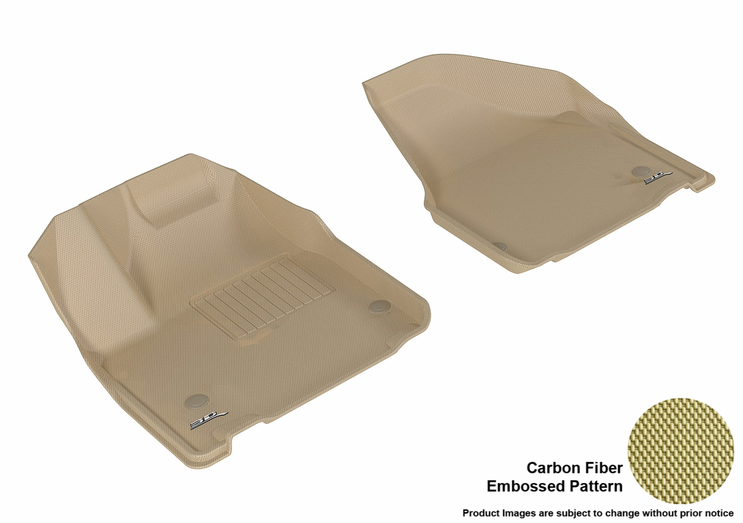 3D MAXpider 20172017 Chrysler Pacifica First Row All Weather Floor