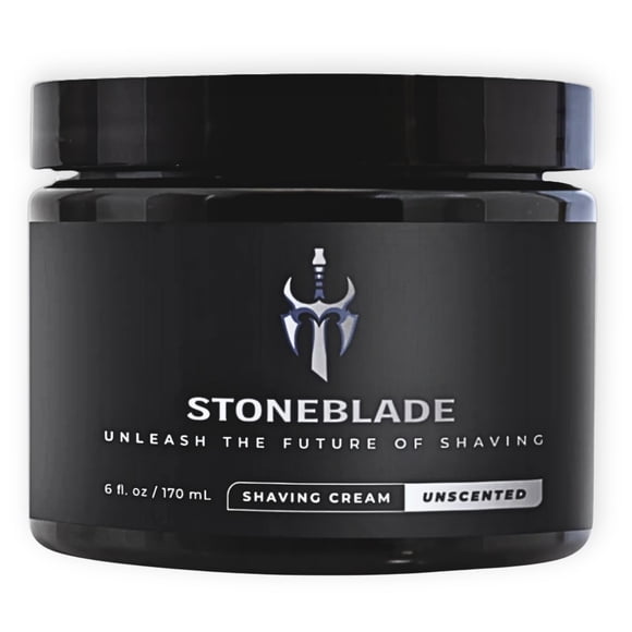 Crema de afeitar StoneBlade sin fragancia para piel sensible 170 ml