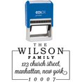 thumbnail image 1 of Custom Return Stamp Pre Inked Family Return Address Stamp Personalized Gift Idea Stamper Stationary, 1 of 1
