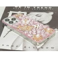 thumbnail image 2 of iPhone 14 Pro Bling Glitter Case,Luxury Bling Diamond Rhinestone Gemstone 3D Perfume Bottle and Flower Gemstone Soft TPU Back Cover Case for Women Girls with iPhone 14 Pro 6.1" 2022, 2 of 5