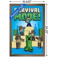 thumbnail image 3 of Minecraft - Survival Mode Wall Poster, 14.725" x 22.375" Framed, 3 of 6