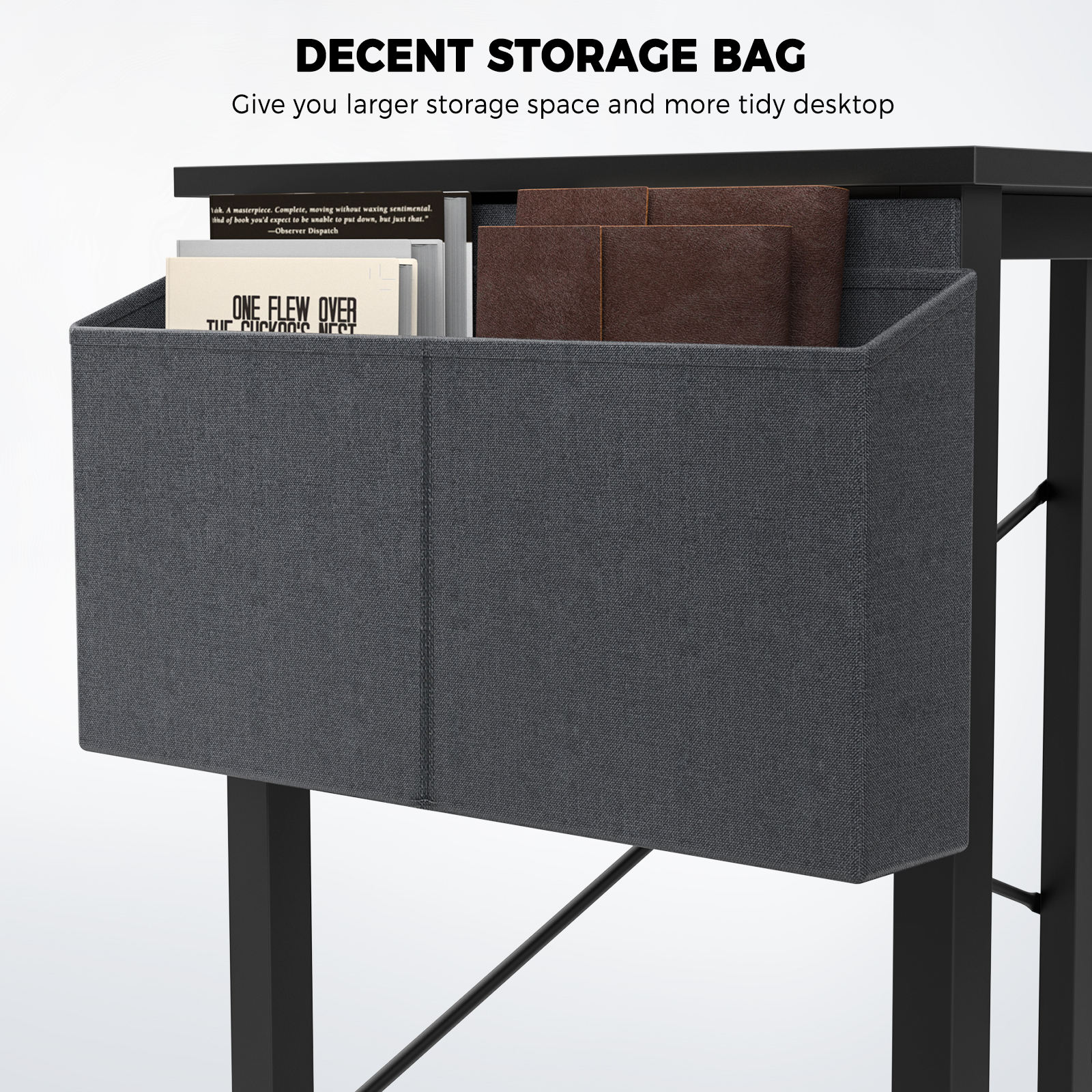Concetta 49" Reversible L-Shaped Computer Desk with Storage photo 2