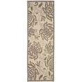 thumbnail image 2 of Safavieh Courtyard Crystal Floral Indoor/Outdoor Runner Rug, Natural/Brown, 2'3" x 6'7", 2 of 11