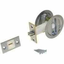 Johnson Hardware Satin Nickel Privacy Pocket Door Lock 152115P1