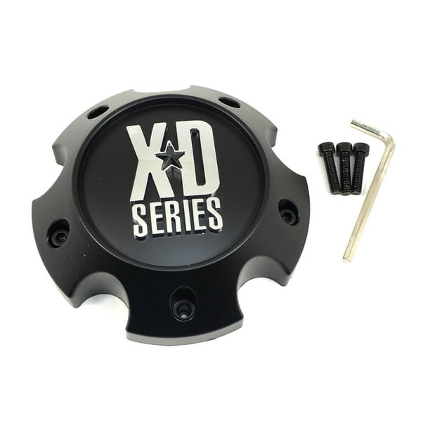 KMC XDS Satin Black Wheel Center Hub Cap 5 Lug 5X5.5/150 XD820 Grenade