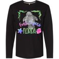 thumbnail image 3 of Inktastic Fort Myers Florida Cute Swimming Manatee Long Sleeve T-Shirt, 3 of 5