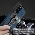 thumbnail image 4 of Allytech OnePlus Nord N200 5G Case 2021, Rugged Military Grade Protective Shockproof Build-in Kickstand Back Clamp Anti-scratch Case Cover Shell for OnePlus Nord N200 5G - Blue, 4 of 7