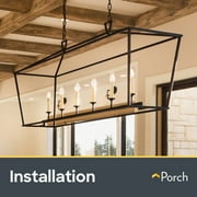 Island Light Installation by Porch Home Services