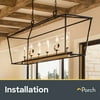 Island Light Installation by Porch Home Services