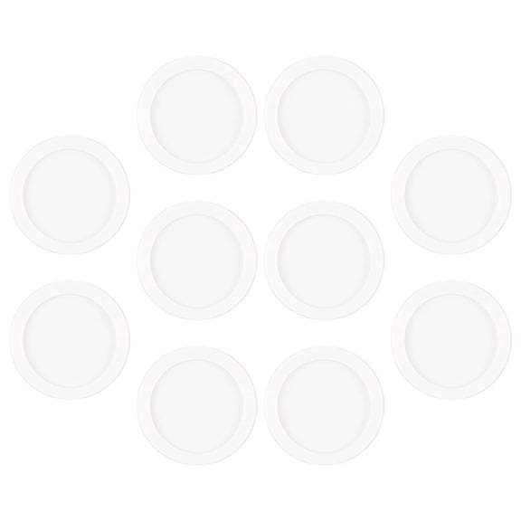 LOLIPPYY 10Pcs Kazoo Flute Replacement Diaphragm Membranes White Film for Wooden and Plastic Kazoo Accessories