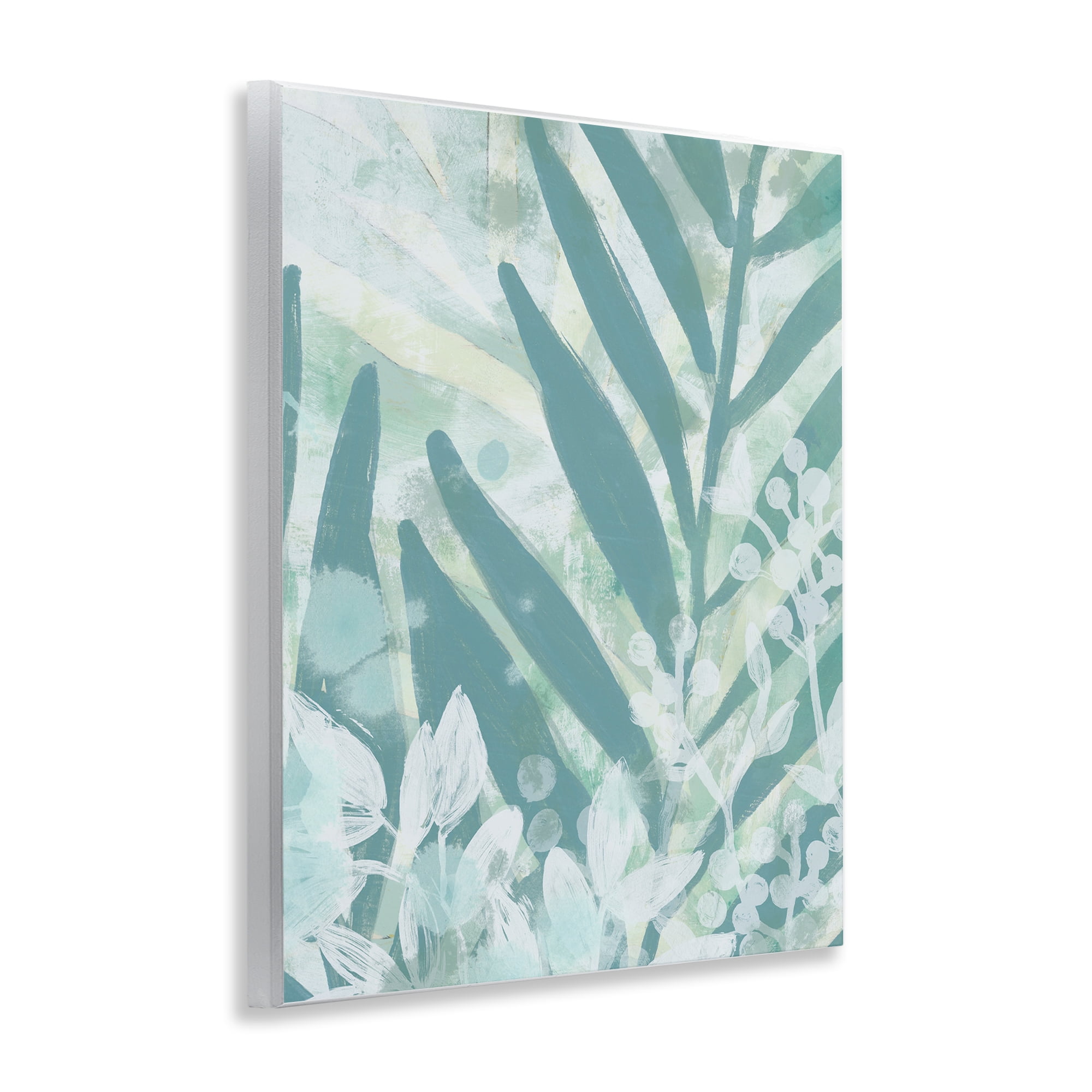 Stupell Industries Modern Splatter Palms Botanical & Floral Painting Unframed Art Print Wall Art, 11 x 14