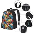 thumbnail image 3 of Sigee American Football for Simple large capacity backpack Travel Laptop Backpack, Business for Travel and Daily Use, 3 of 9