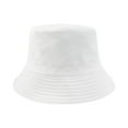 thumbnail image 4 of Xfvqtps Unisex Fisherman Hat Sun Hat Sun Protection Solid Color Simplicity Outdoor Travel Sunshade Fashion Versatile Breathable Beach Summer Bucket Hat White, 4 of 4