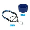 thumbnail image 3 of Uxcell Water Bottle Holder, Paracord Handle for 12oz to 24oz Bottles, Sky Blue, White, Black, 3 of 6