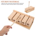 thumbnail image 3 of HONITANO Musical Instrument With Mallet Wooden Music Tools Khaki Interactive Learning For Family Bonding Set, 3 of 8