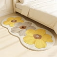 thumbnail image 6 of DefiDgd 16x47inch Cute Floral Shape Carpets,Country Style Elegant Rug,Non Slip Soft Carpets for Living Room Bedroom Bathroom Home,Gift for Flower Lovers(BB-S), 6 of 6