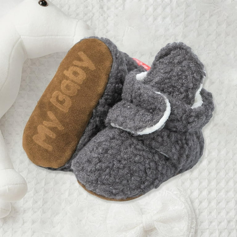 Baby Booties Girls Boys Infant Slippers First Walkers Shoes Warm