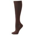 thumbnail image 1 of Aocisk Women's Solid Athletic Compression Leg Socks for Sports Performance and Calf Support Coffee L, 1 of 2