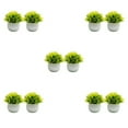 thumbnail image 2 of Guardoinrt 2piece Potted Simulation Plants Adding Beauty And Style To Any Setting Durable Pot Bonsai Ornament yellow 5Set, 2 of 6