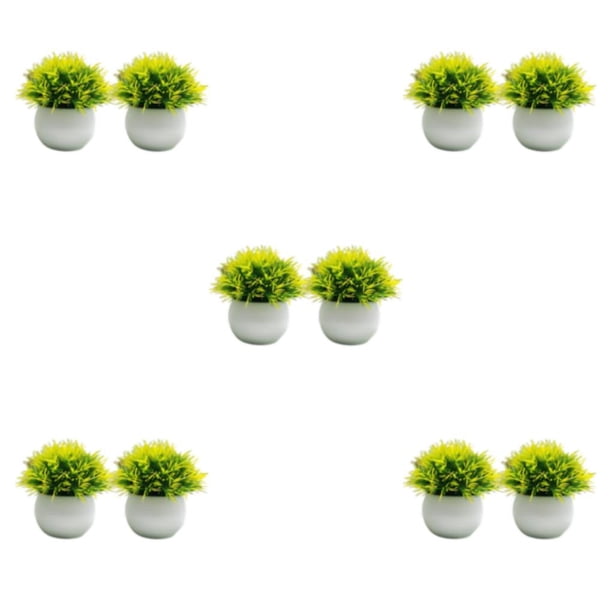 Toystoory 2 piezas de pastos de imitación para la decoración estilo impactante con un mínimo esfuerzo, maceta duradera, adorno de bonsái, Type2 NO2
