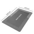 thumbnail image 3 of Yaoyar Diatomaceous earth bath mat Rubber Non Slip Shower mat Quick Dry Super Absorbent Bathtub mat Bath Stone Mat - Thin Bath Mats for Bathroom Floor, Tub and Fit Under Door, 16x24in Rectanglea, 3 of 9