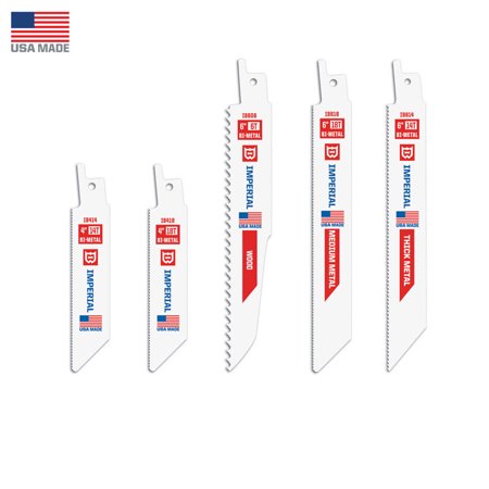 

Imperial Blades 5-Piece Variety Reciprocating Saw Blade Set