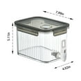 thumbnail image 3 of Jilgteok Large Capacity Plastic Beverage Dispenser Beverage Dispenser, 3 of 9