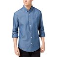 thumbnail image 1 of Tommy Hilfiger - Camisa de mezclilla para hombre, color azul, mediano Tommy Hilfiger  Botones al frente, 1 of 1