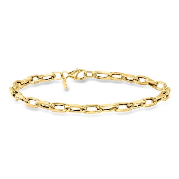 Ross-Simons Italian 3mm 14kt Yellow Gold Cable-Chain Bracelet, Women's, Adult