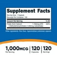 thumbnail image 5 of Nutricost Methyl Folate 1000mcg, 120 Vegan Capsules - Non-GMO Supplement, 5 of 5