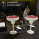 thumbnail image 2 of Vasos de margarita aislados de acero inoxidable con tapa, resistentes a la rotura, sellado al aspiradora, ideal para regalo (crema, paquete de 2), 2 of 4