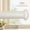 Ivory, variant on Window Curtain Rod with Decorative End Caps, 1 Inch Diameter, Adjustable 48 to 86 Inch, Chrome Finish