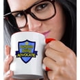 thumbnail image 2 of 3drose, Dumpster Diving Advocate Support Design, 15oz Two-tone Red Mug, 2 of 6
