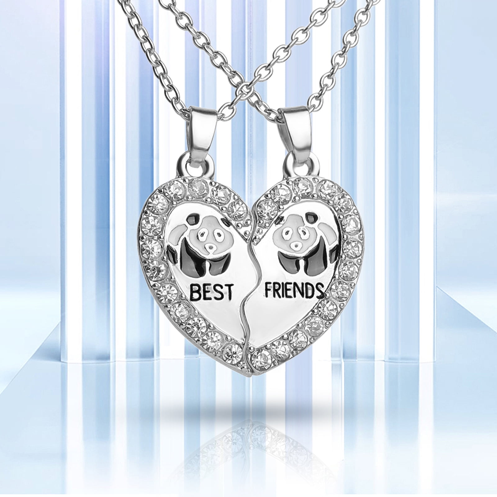 Pack of 3 Necklaces BFF Friendship Necklace Forever Best Friends for Girls  Birthday Gifts Pendant Necklace Gifts,Puzzle Shaped Pendant Necklace for  Couples Men Women : Buy Online at Best Price in KSA -
