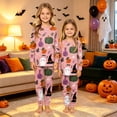 thumbnail image 4 of 2026 Matching Family Halloween Pajamas Set, Fall Sleepwear, Ghost & Pumpkin Printed Holiday Sleepwear, Soft Loungewear PJs Outfit, 4 of 5