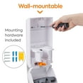 thumbnail image 6 of COASTWIDE J-Series Wall-Mounted Manual Hand Sanitizer Dispenser White (CWJMH-W), 6 of 7