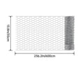 thumbnail image 3 of 1pc Garden Poultry Chicken Wire Netting, Garden Fence Animal Barrier, 1 Inch Mesh Poultry Netting Fence, Pet Rabbit Chicken Wire Fencing, 3 of 4