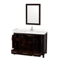 thumbnail image 2 of Wyndham Collection Sheffield 48" Wood & Metal Single Bathroom Vanity in Espresso, 2 of 4