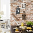 thumbnail image 2 of Cutting Board Eat Sign Set Hanging Art Kitchen Eat Sign Fork and Spoon Wall Decor Rustic Primitive Country Farmhouse Kitchen Decor for Kitchen and Home Decoration (Gray, White, Brown), 2 of 4