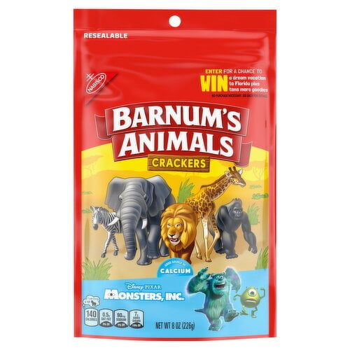 2 Pack - Barnum's Crackers Animals Snak-Saks 8 oz Package May Vary
