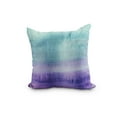thumbnail image 1 of Simply Daisy, 16" x 16" Painted Sunset Multi Color Stripe Print Outdoor Decorative Throw Pillow, 1 of 2